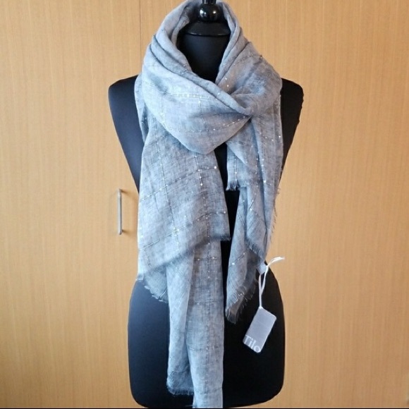 *NEW* TILO TWILIGHT SQUARF -Gray w/Sequins - Picture 2 of 7